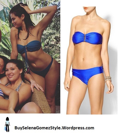 Gomez bikini selena blue Blue bikini